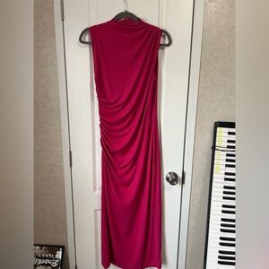 Jason Wu One Shoulder Fuchsia Dress